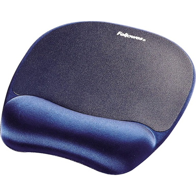 Fellowes 9172801 Memory Foam habtöltésű csuklótámaszos zafírkék egérpad - 1