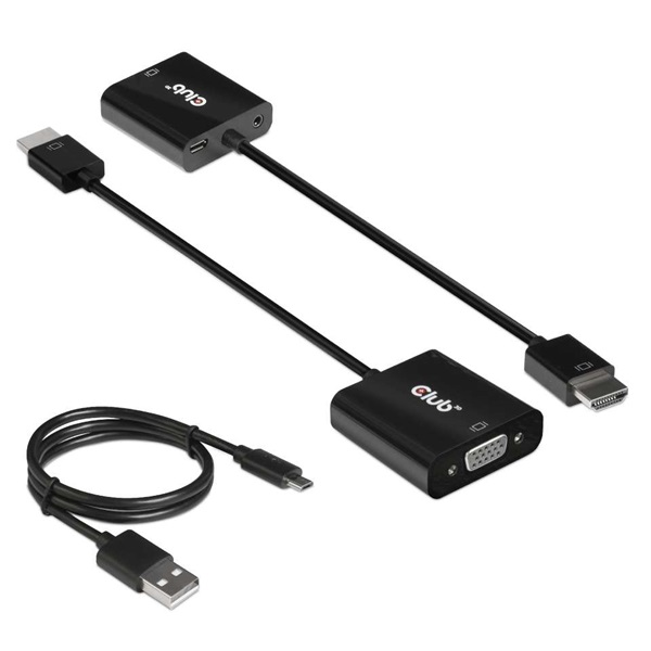 CLUB3D HDMI 1.4 - D-Sub Adapter CLUB3D HDMI 1.4 - D-Sub Adapter - 4