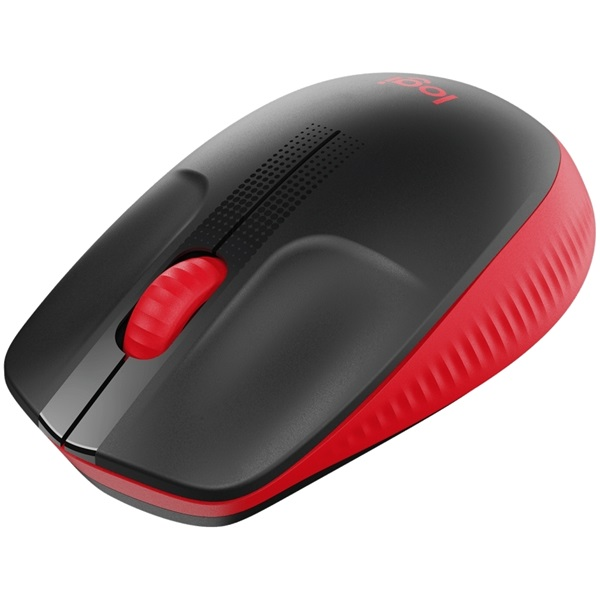 Logitech M190 piros vezeték nélküli egér - 3